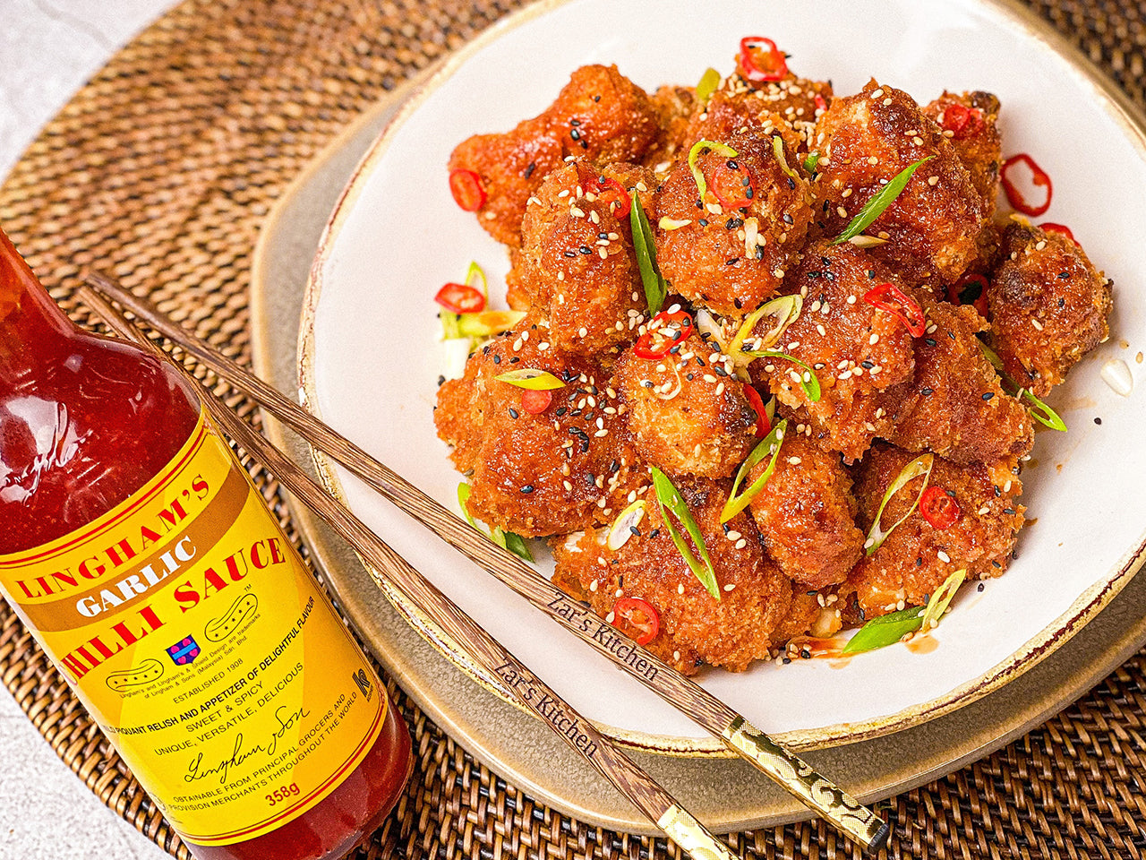 Zarina's Crispy Chilli Garlic Cauli Wings