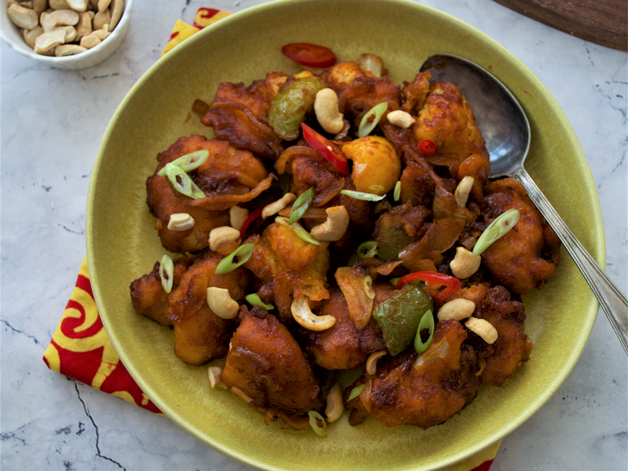 Zaleha’s Sticky Sweet & Spicy Cauliflower