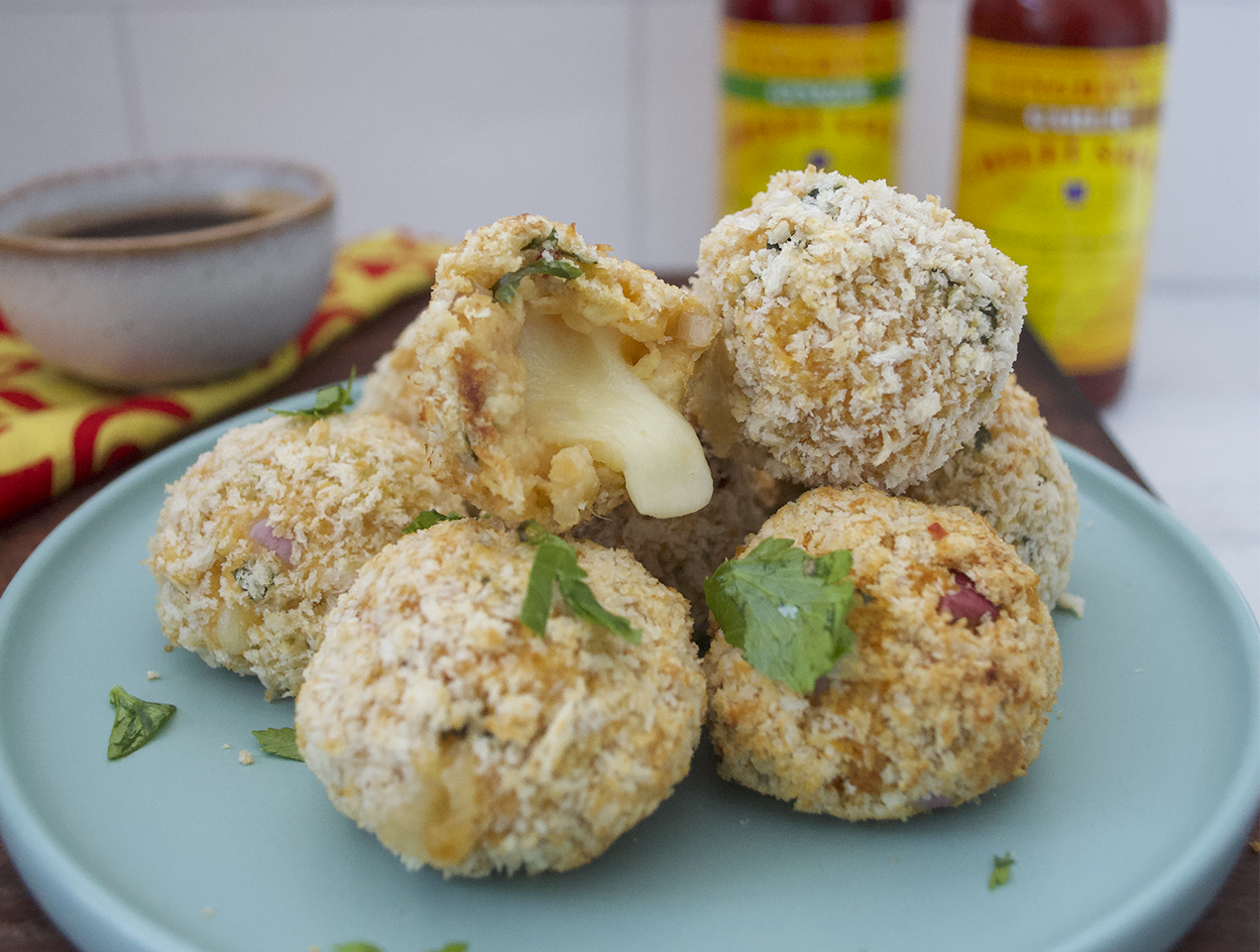 Zaleha's Stuffed Tofu Lollipops