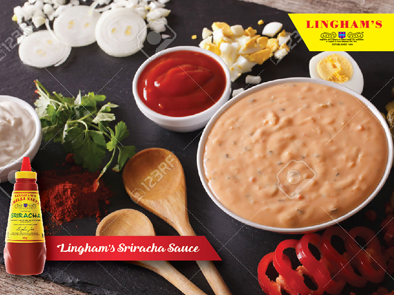 Lingham's Sriracha Mayo Dip