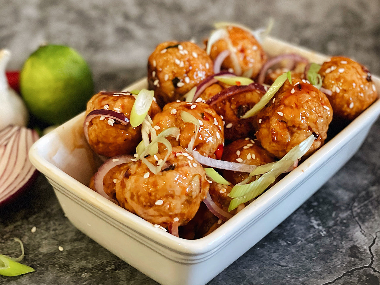 Lia's Sweet Chilli Meatballs